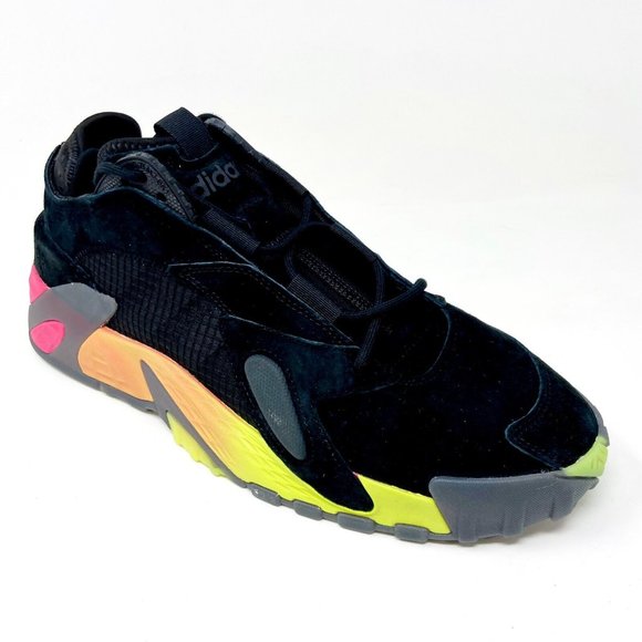 Adidas Originals Streetball Black Multicolor Mens Basketball Sneakers EF1906 - Picture 2 of 5